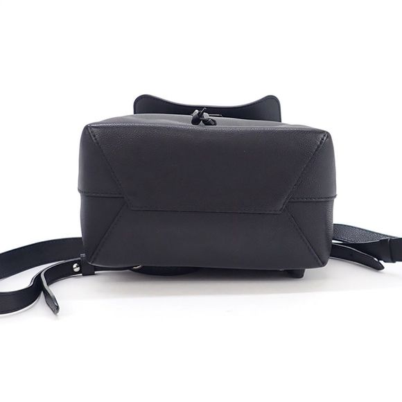 Louis Vuitton Lock Me Backpack Calfskin Noir Black Shoulder Bag - Picture 6 of 10